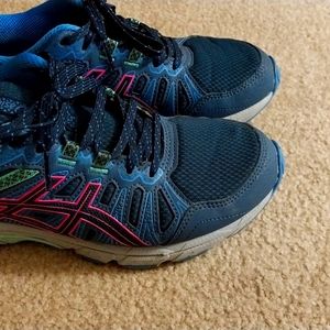 Women's blue Asics Gel